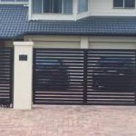 Black Painted Gate 2 — Garage Doors in Tweed Heads