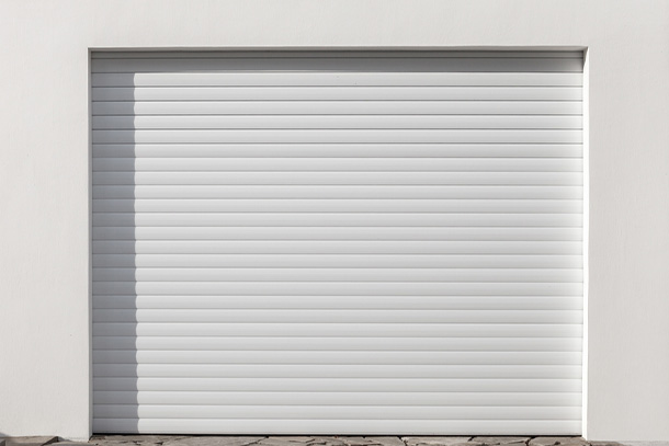Close White Garage Door — Garage Doors in Casuarina, NSW