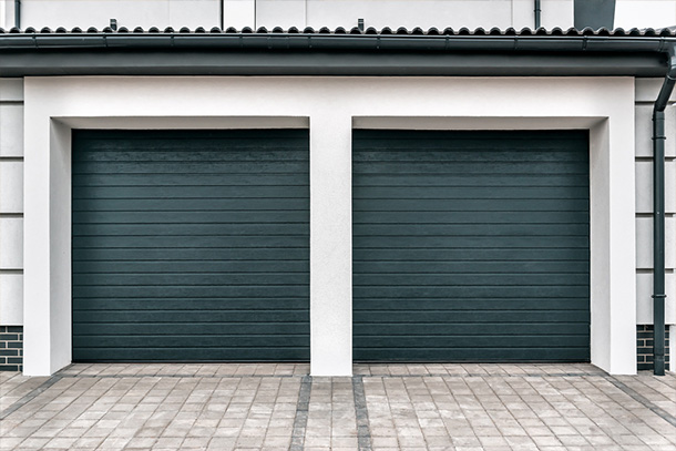 Double Modern Garage Door — Garage Doors in Tweed Coast, NSW